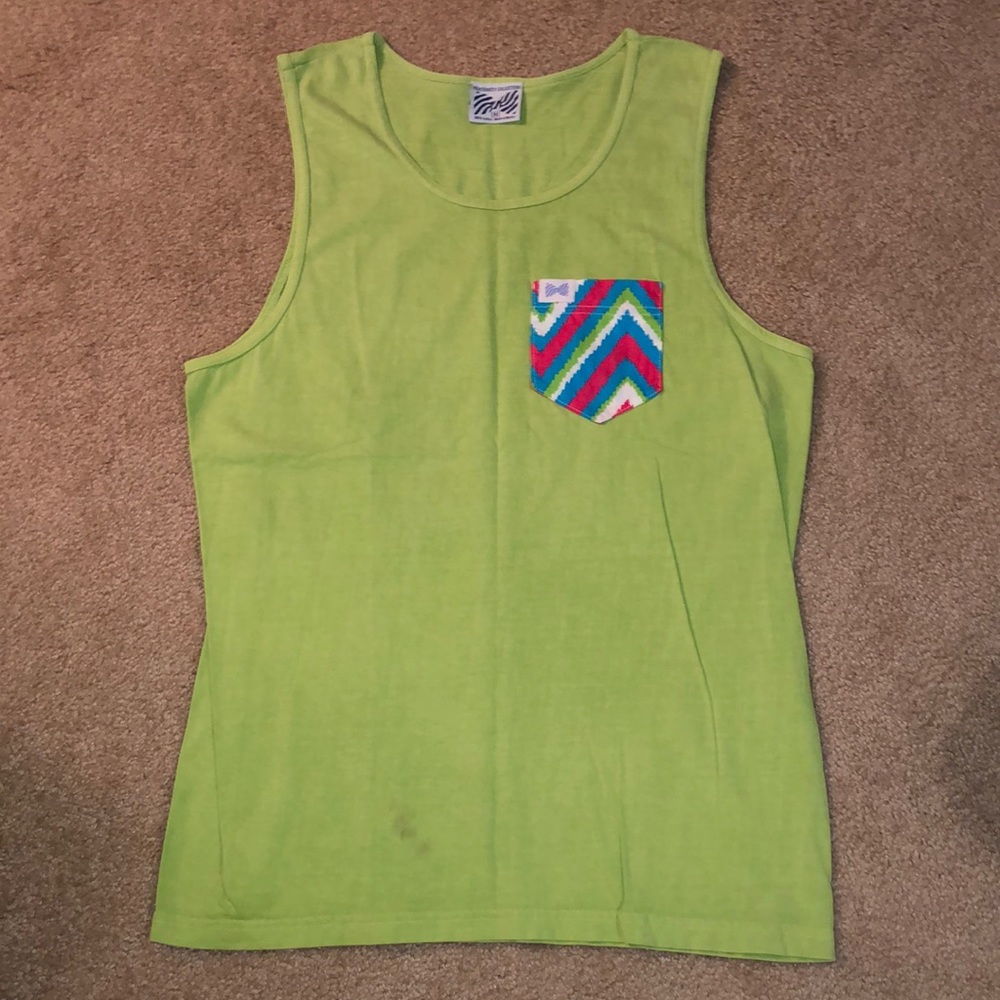 Fraternity Collection tank top w/frocket